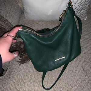 green michael kors purse